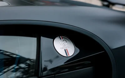 a car with a sticker on it